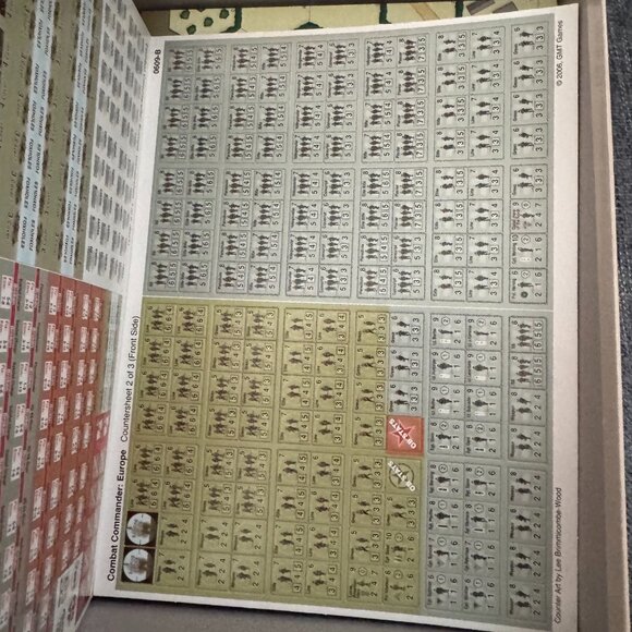 Combat Commander: Europe (open, unpunched) GMT Games Devir - Picture 11 of 14